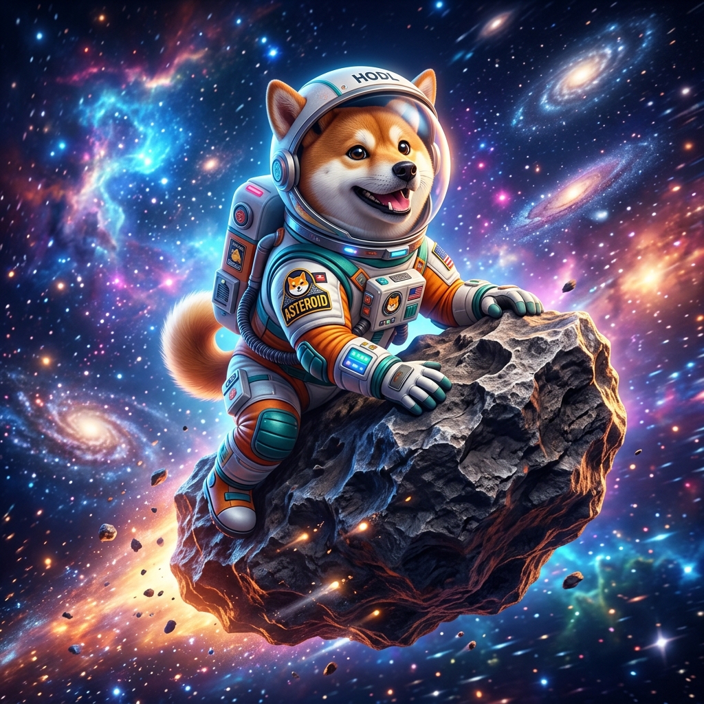 Shiba on Asteroid